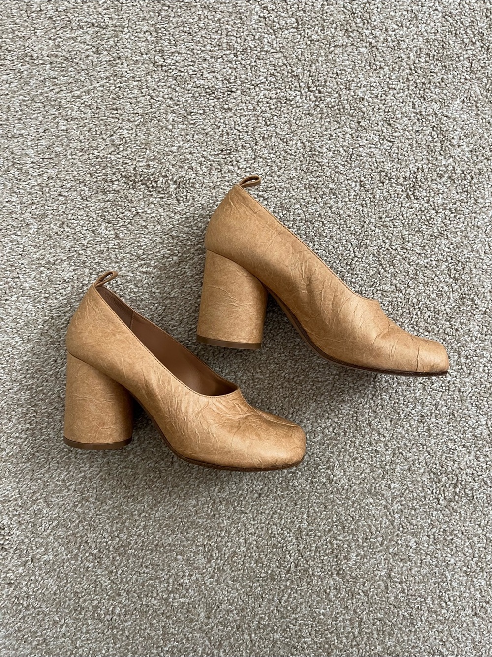 Maison Margiela Paper-like Tabi Block Heels - Picture 4 of 5